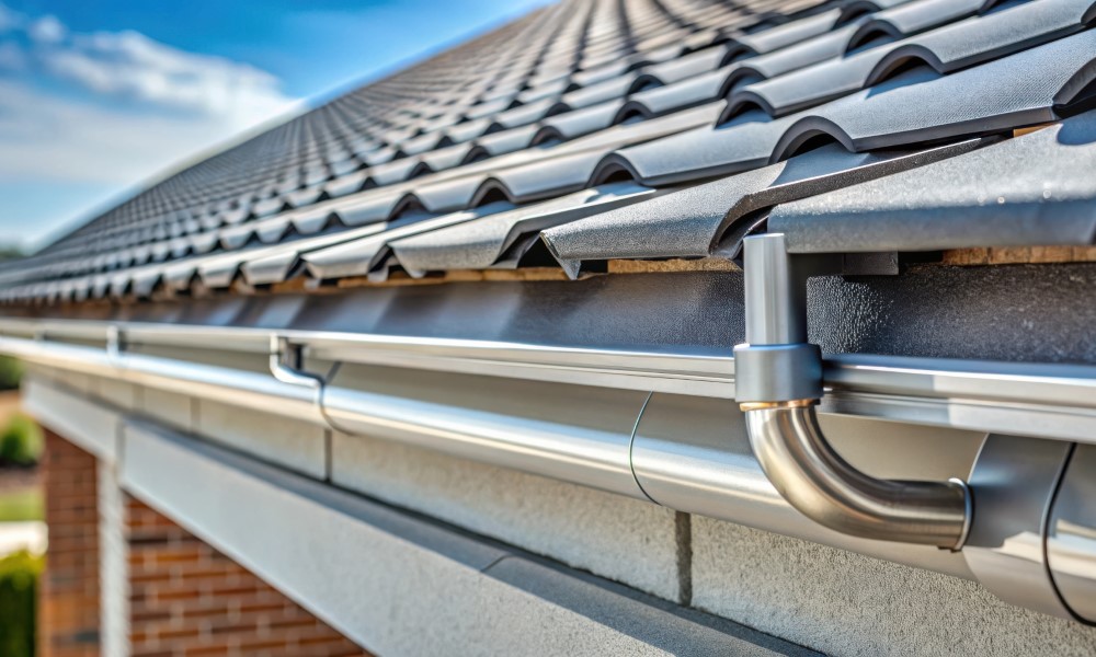 Aluminum gutters